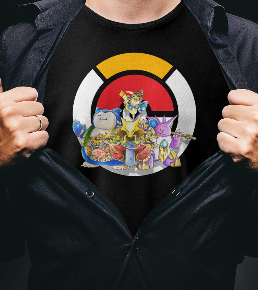 POKEMON X OVER Super Sentai Mashup T-Shirt