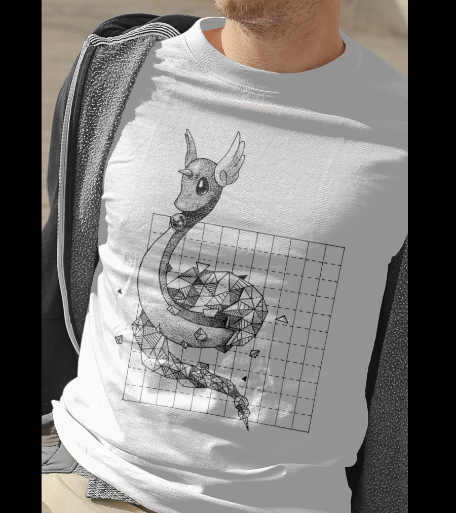 Pokémon Geometric Dragonair T-Shirt