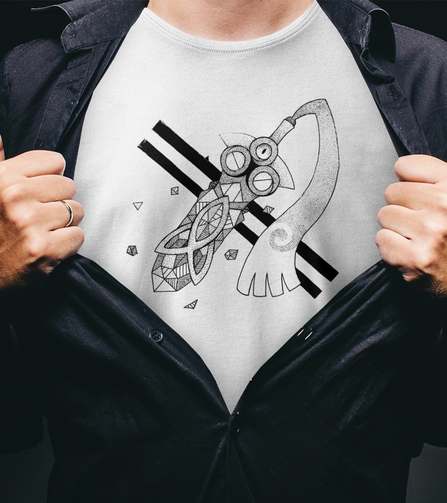 Geometric Honedge Pokemon Artistic T-Shirt