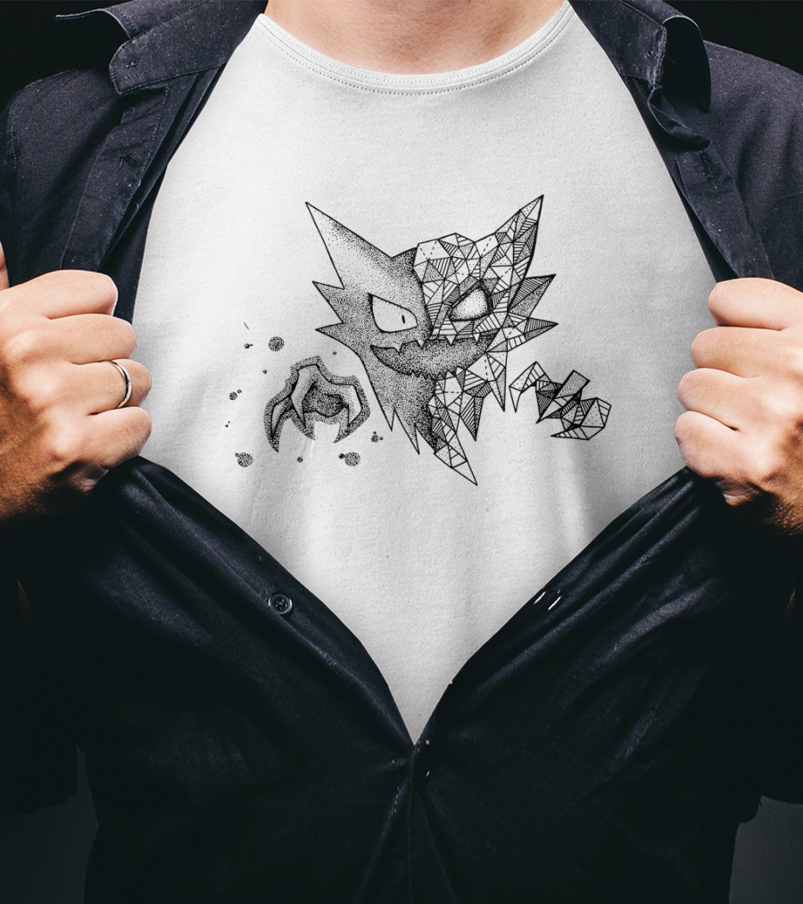 Geometric Pokemon Haunter Dot T-Shirt