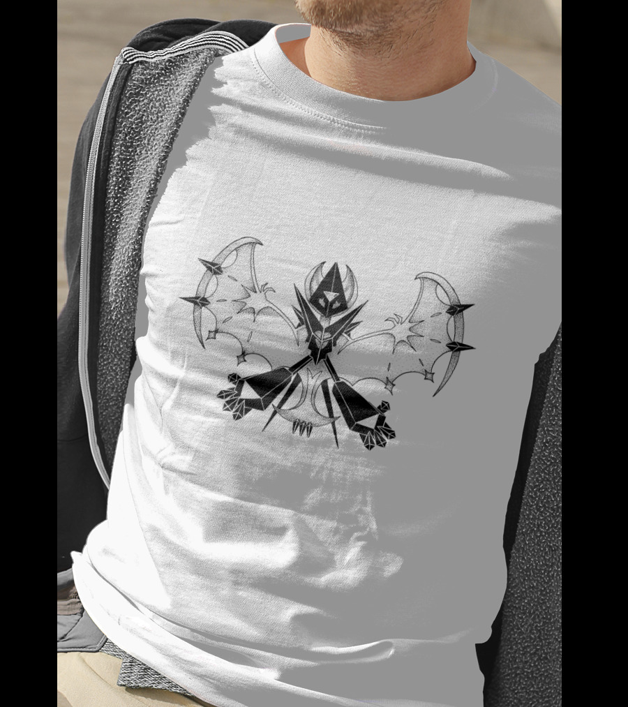 Geometric Pokemon Ultra Lunala T-Shirt