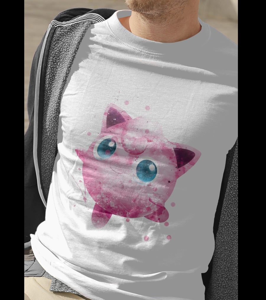 Watercolor Jigglypuff Pokemon Poke T-Shirt