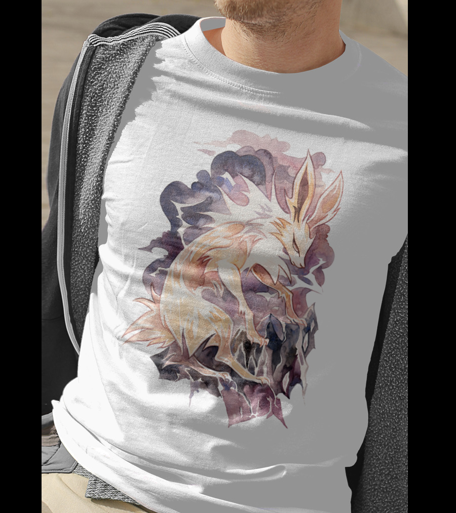 Watercolor Pokemon Jolteon Artistic T-Shirt