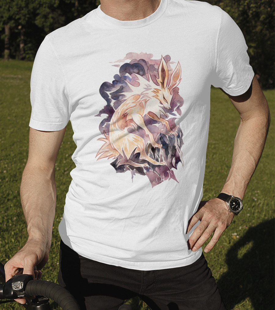 Watercolor Pokemon Jolteon Artistic T-Shirt