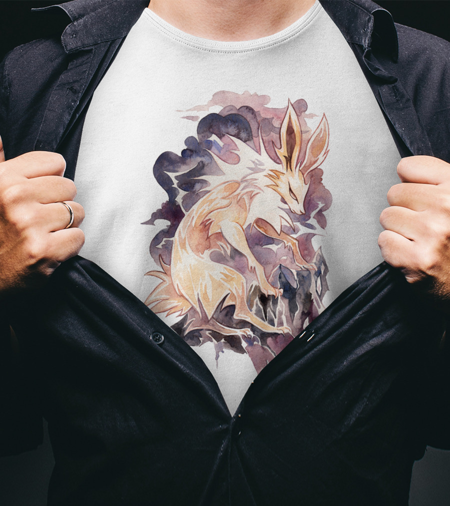 Watercolor Pokemon Jolteon Artistic T-Shirt