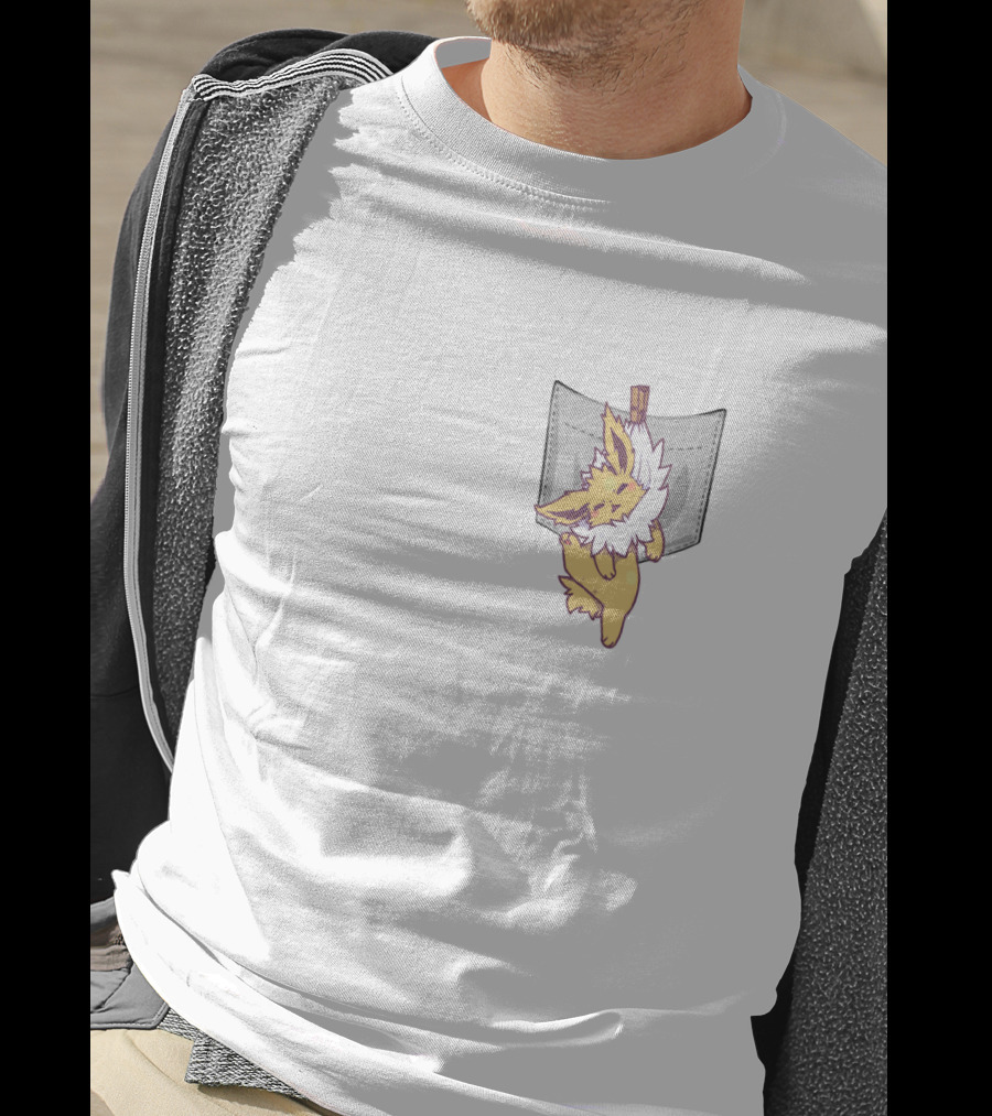 Jolteon Pokemon Pocket Hanging Companion T-Shirt