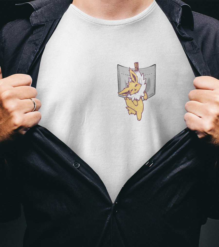 Jolteon Pokemon Pocket Hanging Companion T-Shirt