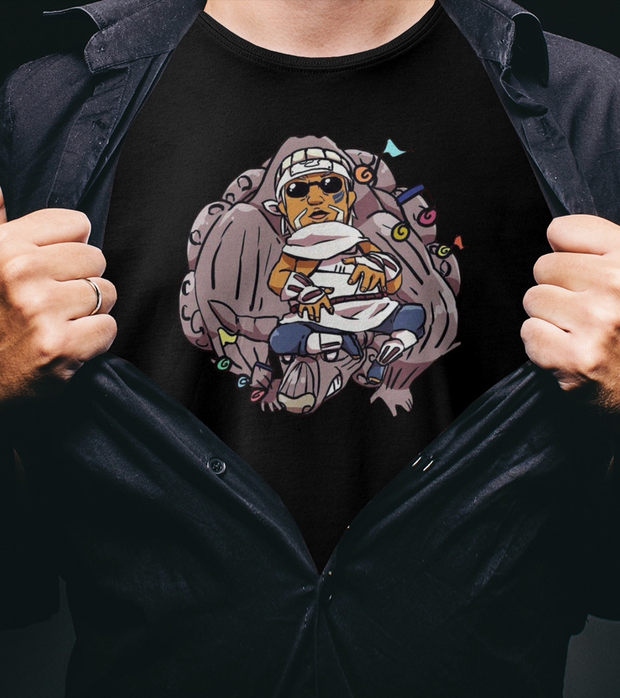 Bee Chibi Eight-Tails Jinchūriki Manga T-Shirt