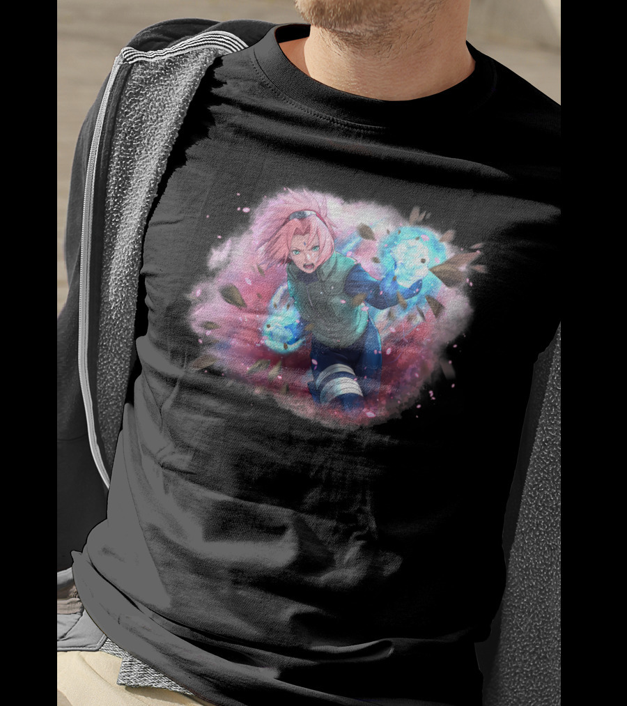 Haruno Sakura Ninja Magic Power Burst T-Shirt