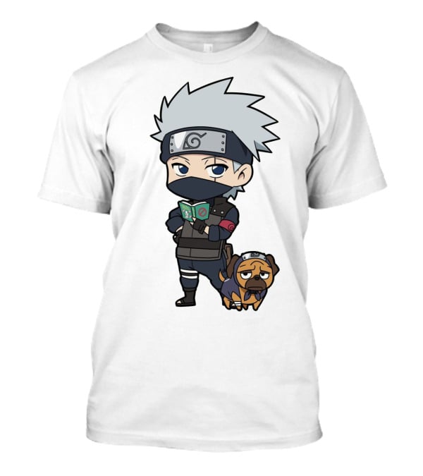 Kakashi Dog Chibi Ninja Fan T-Shirt