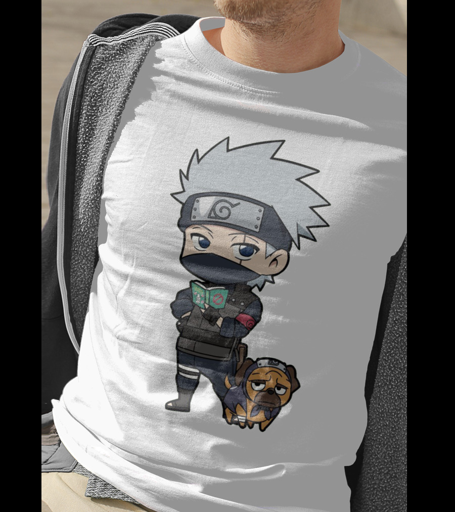 Kakashi Dog Chibi Ninja Fan T-Shirt