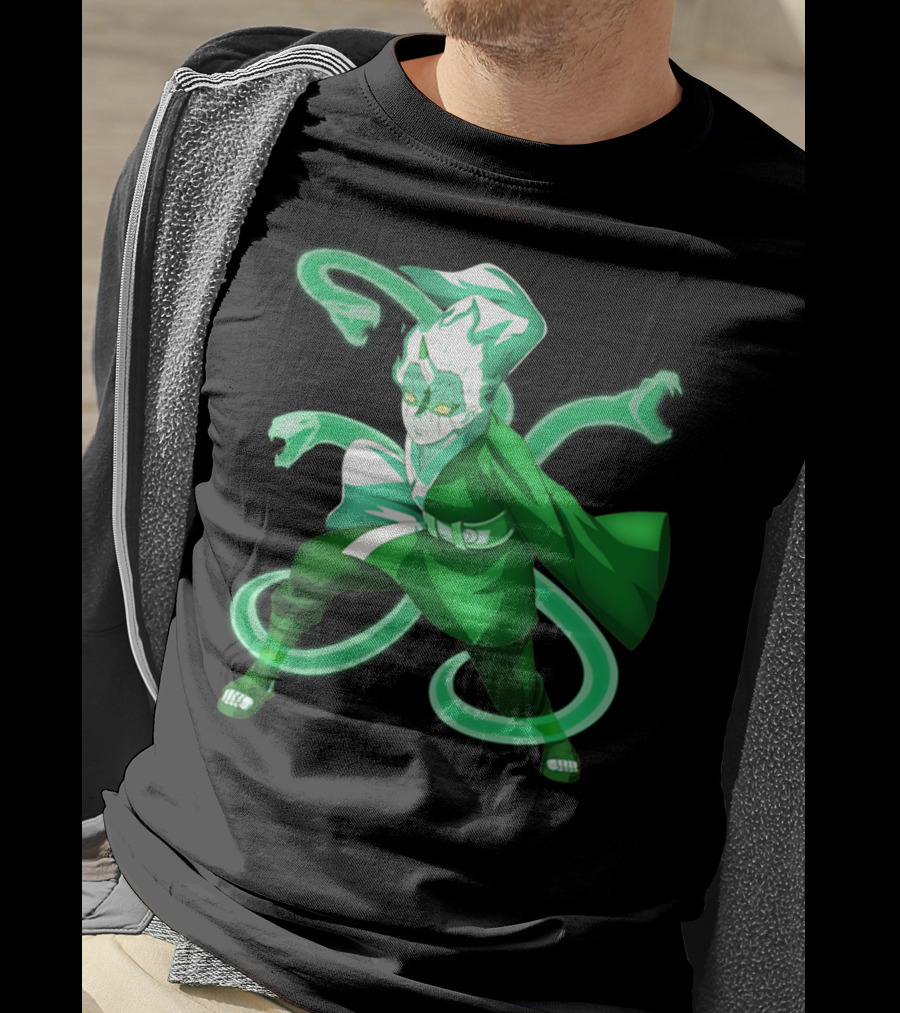 Mitsuki Orochimaru Anakins Striking Green Aura Power Form T-Shirt