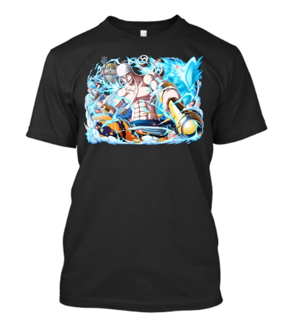 Energetic Lightning Enel Character Illustration One Piece T-Shirt
