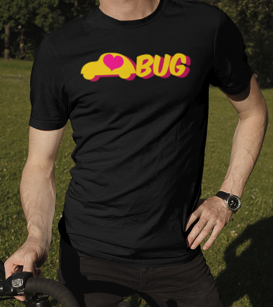 Lovve Bug Heart Car Back To School T-Shirt