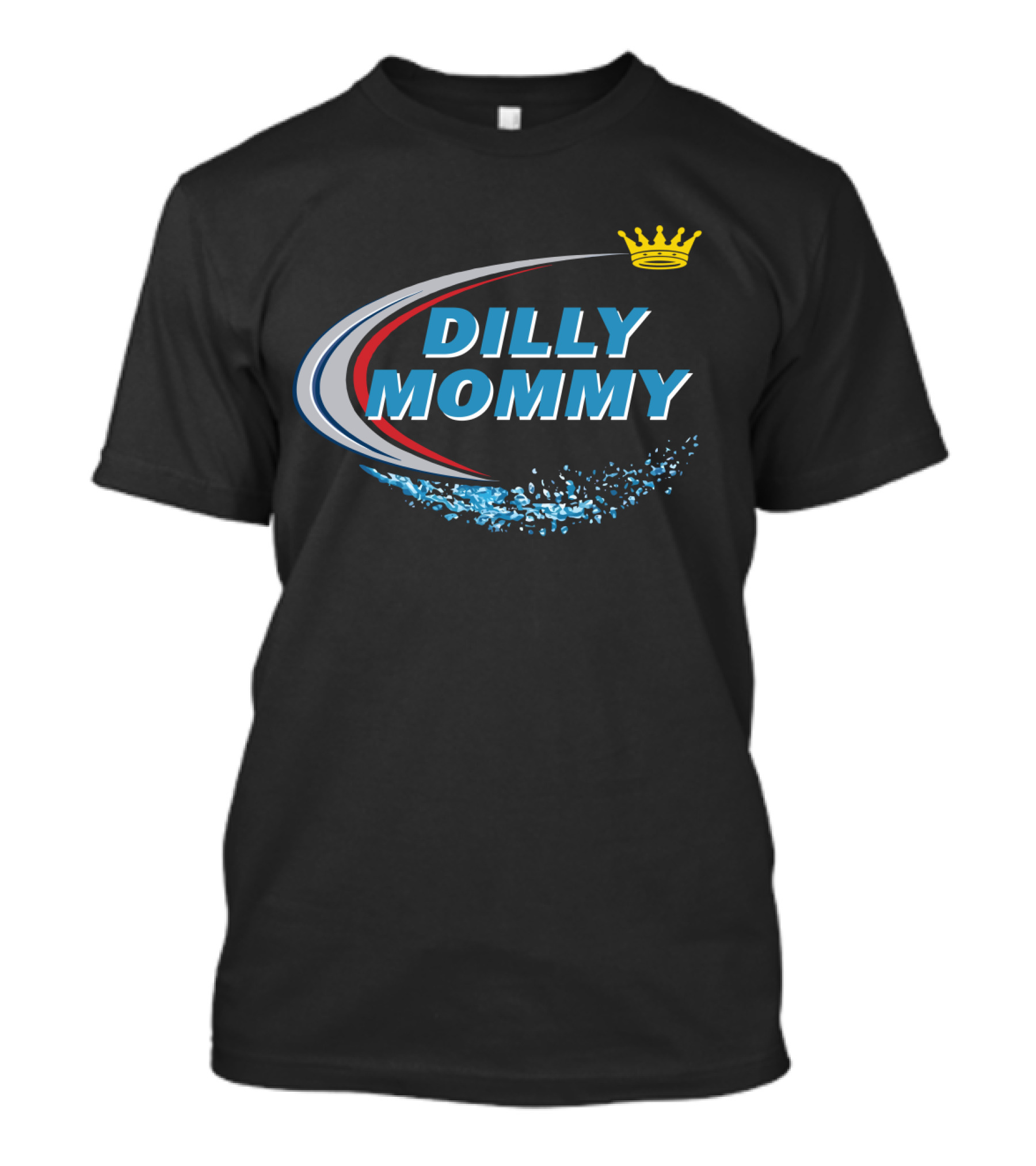 Dilly Mommy Crown Splash T-Shirt