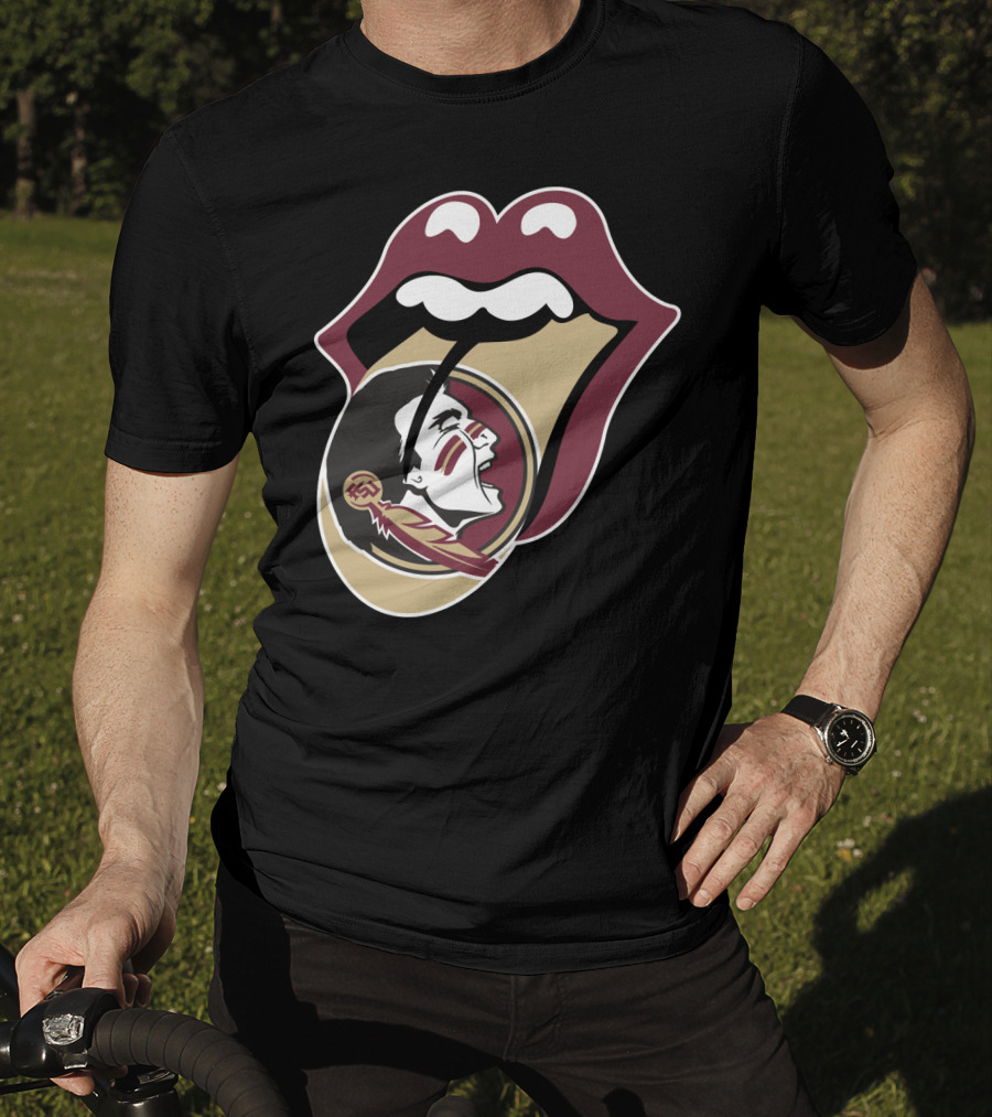 Fsu Seminoles Rolling Stones T-Shirt