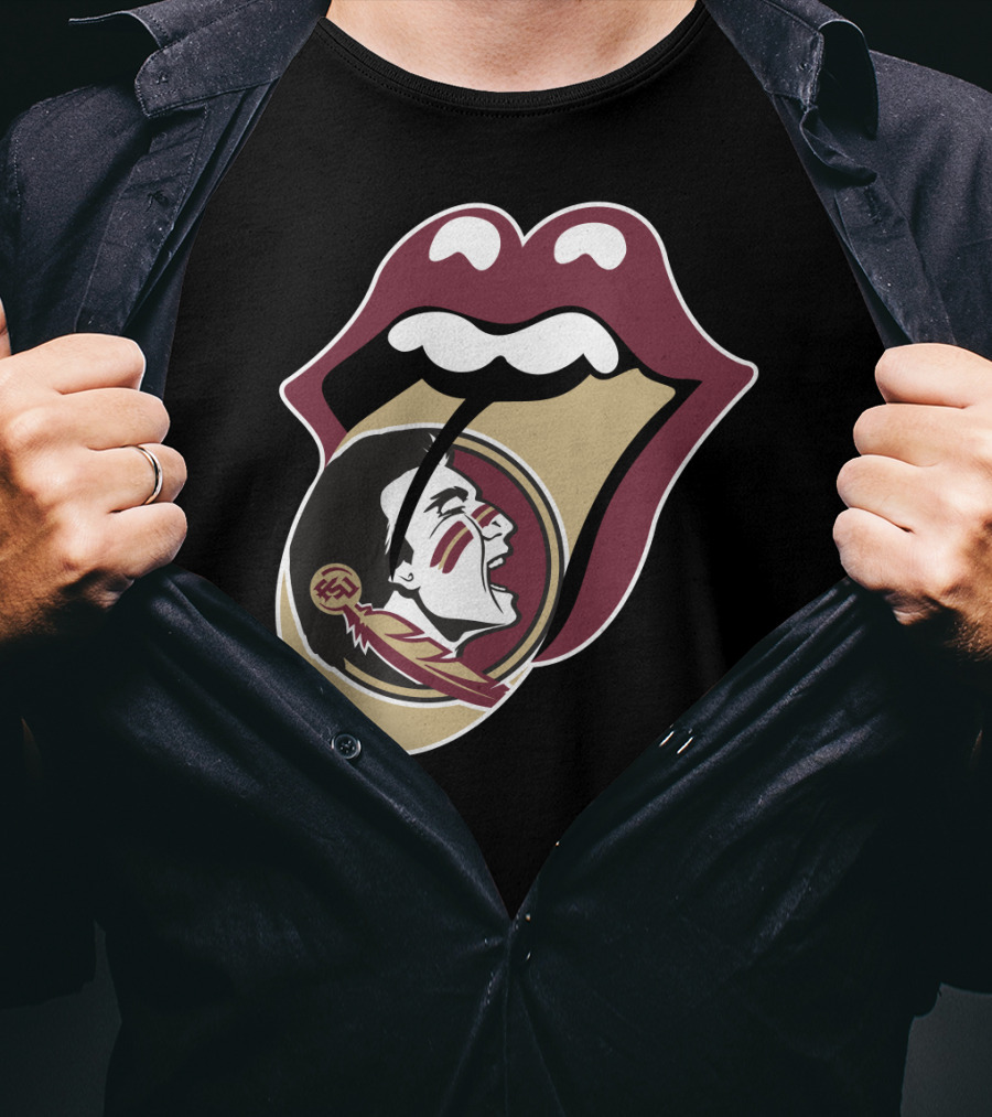 Fsu Seminoles Rolling Stones T-Shirt