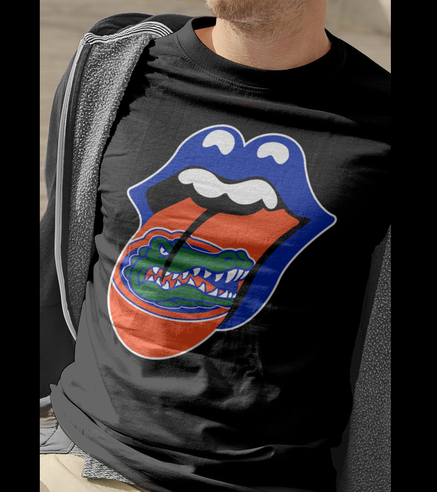 Rolling Stones Florida Gators Rolling Tongue T-Shirt