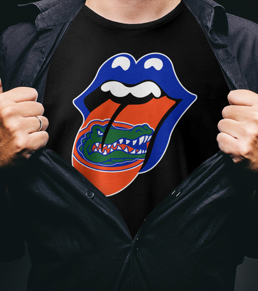 Rolling Stones Florida Gators Rolling Tongue T-Shirt