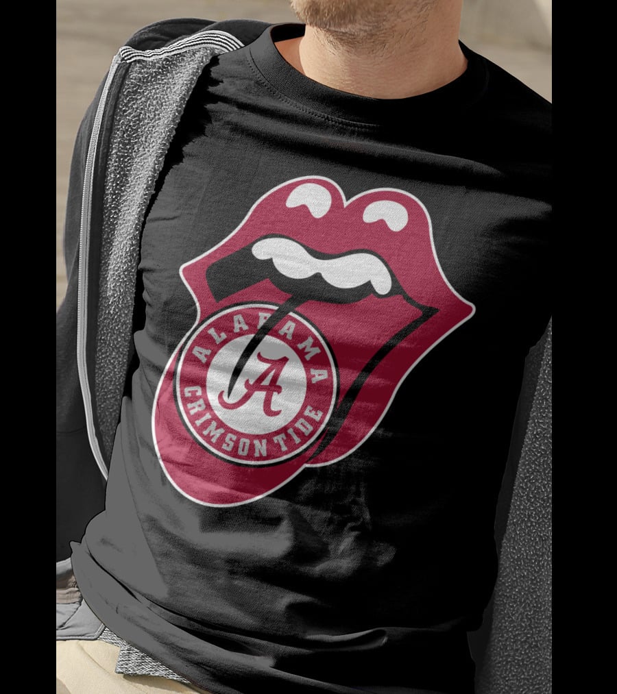 Alabama Crimson Tide Rt Edition Iconic Tongue T-Shirt