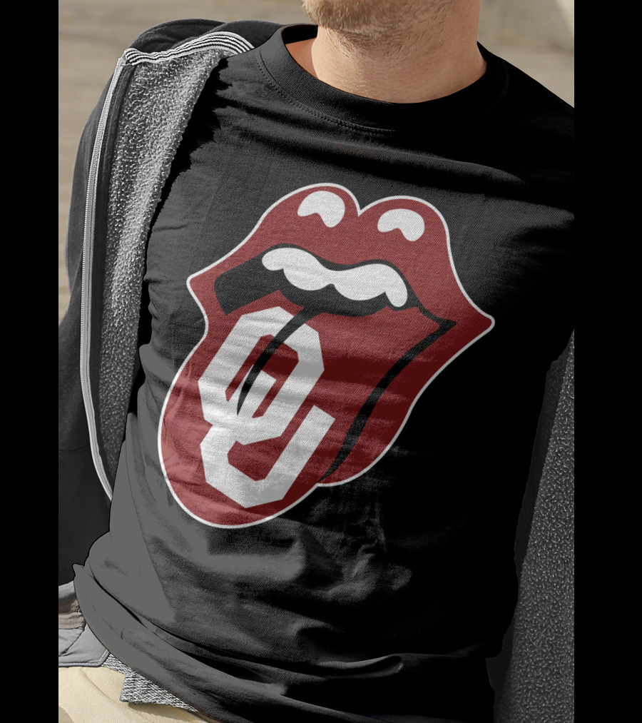 Oklahoma Sooners Rolling Stones T-Shirt