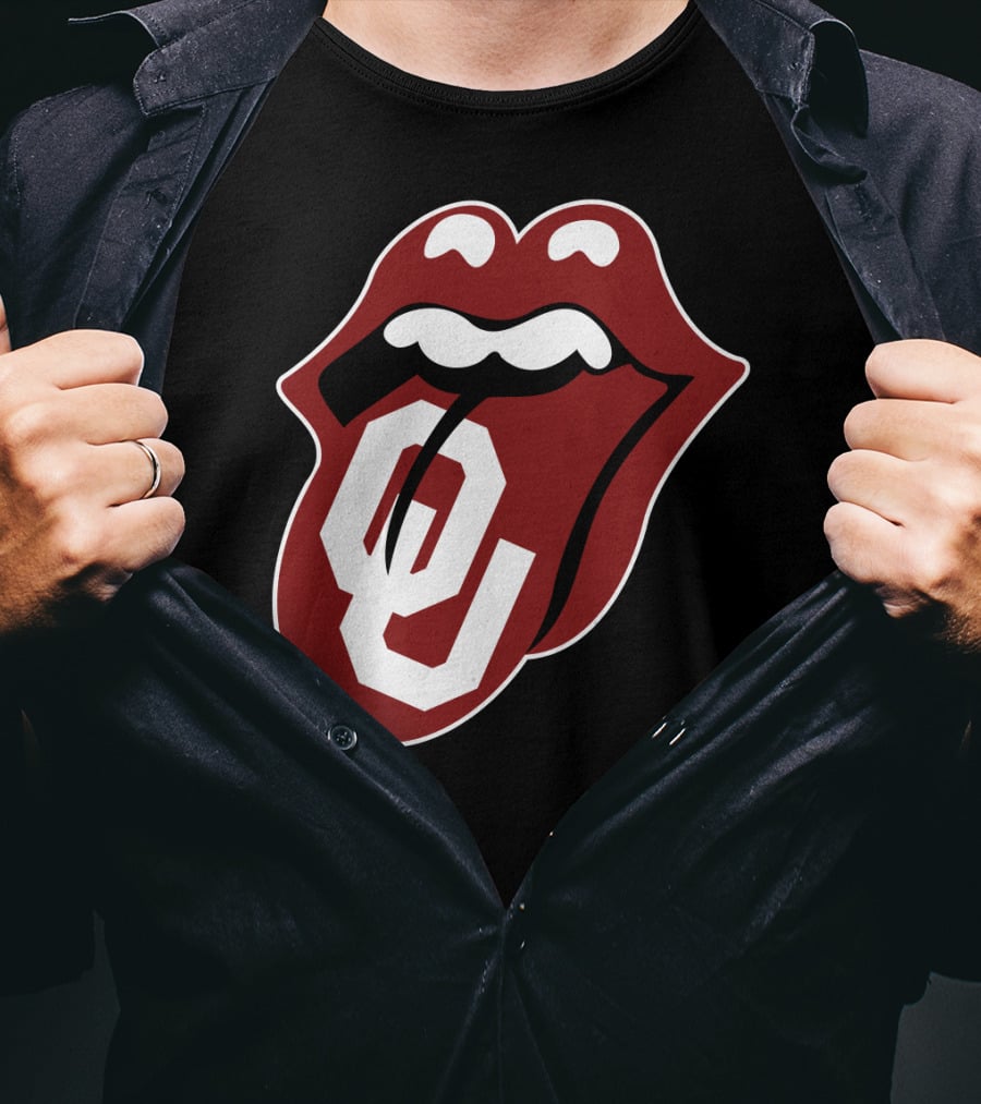 Oklahoma Sooners Rolling Stones T-Shirt