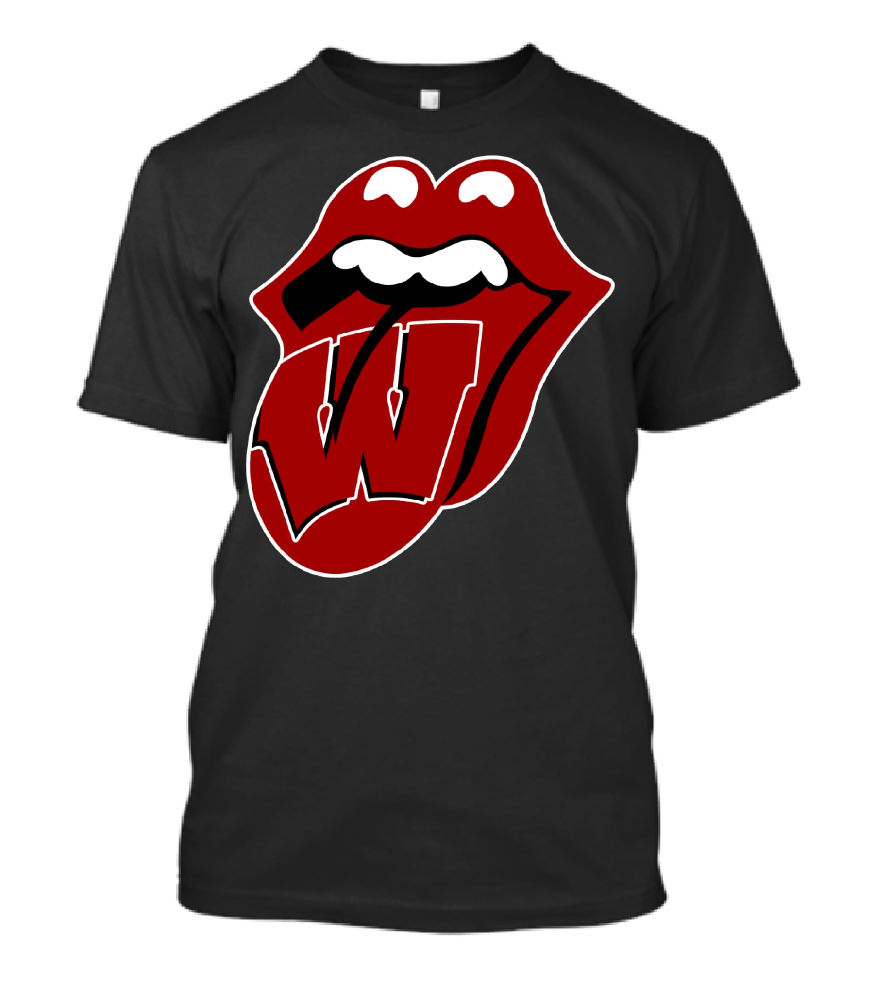 Wisconsin Badgers Rolling Stones T-Shirt