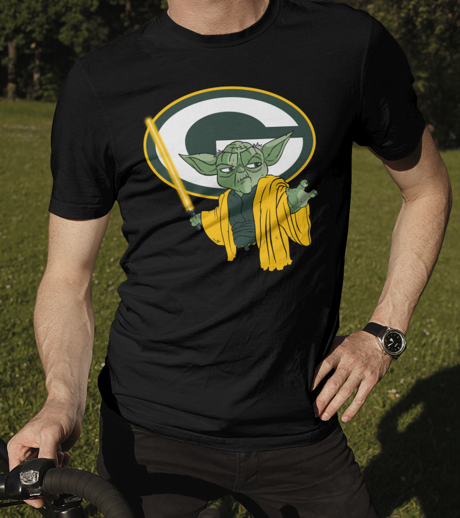 Packers Yoda Green Bay Football Star Wars Mashup T-Shirt