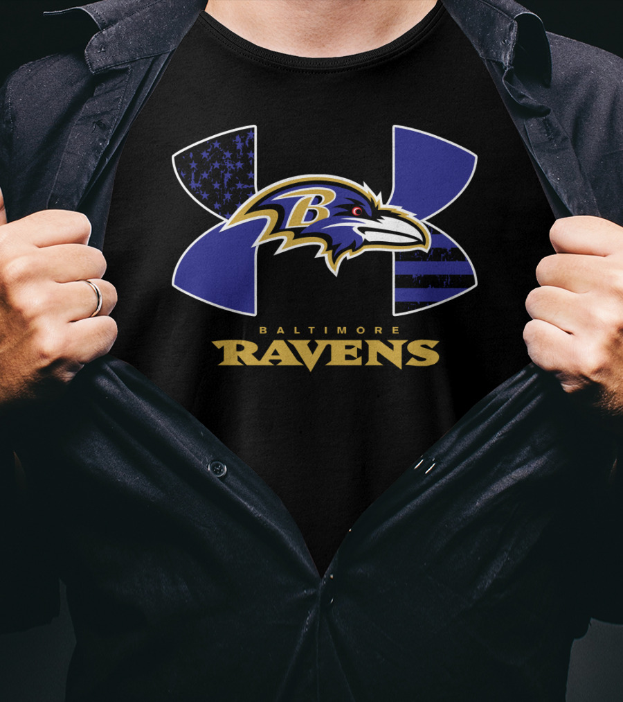 Baltimore Ravens Under Armour Stars And Stripes T-Shirt