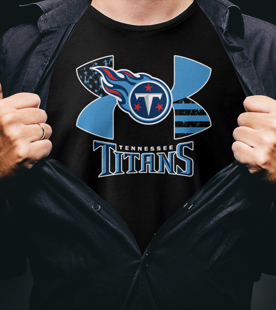 Tennessee Titans Under Armour Logo Fusion T-Shirt
