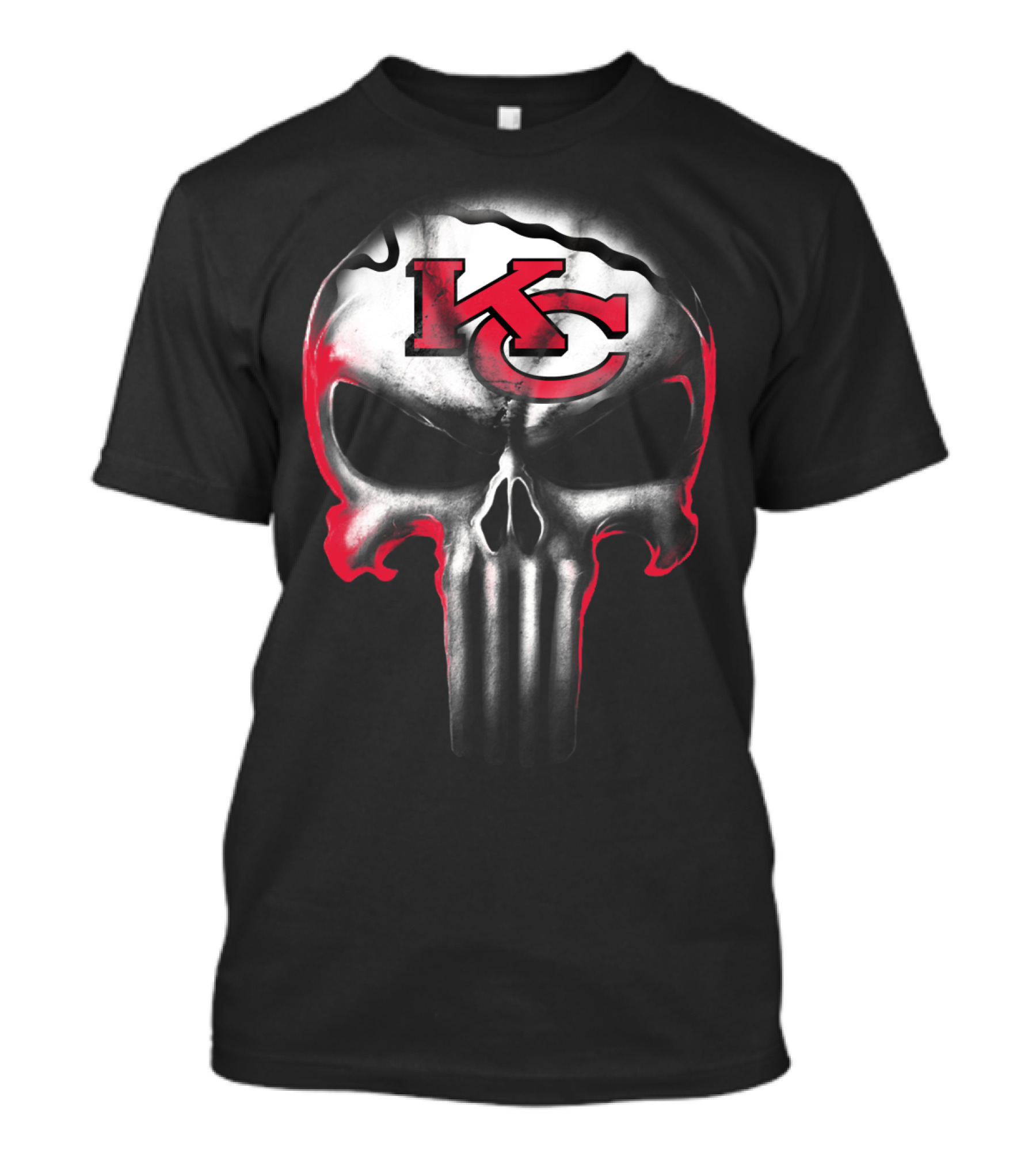 Kc Punisher Skull Chiefs T-Shirt