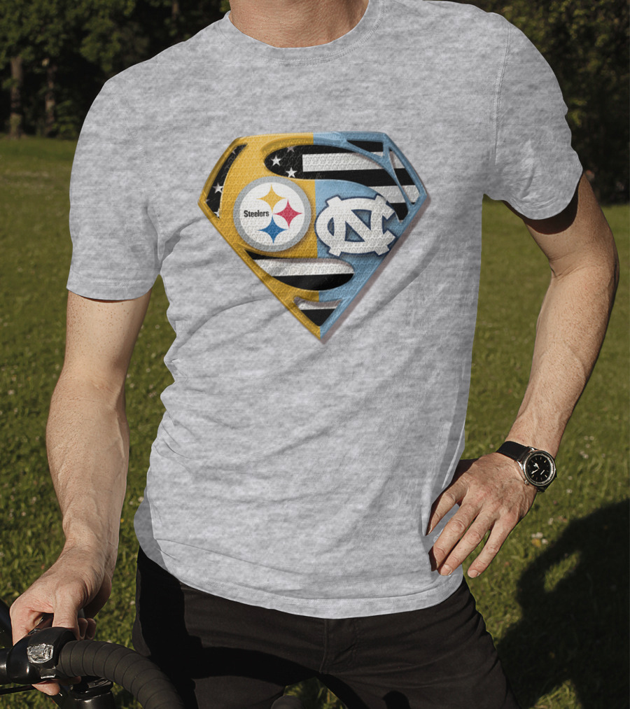 Steelers Nc Superman T-Shirt