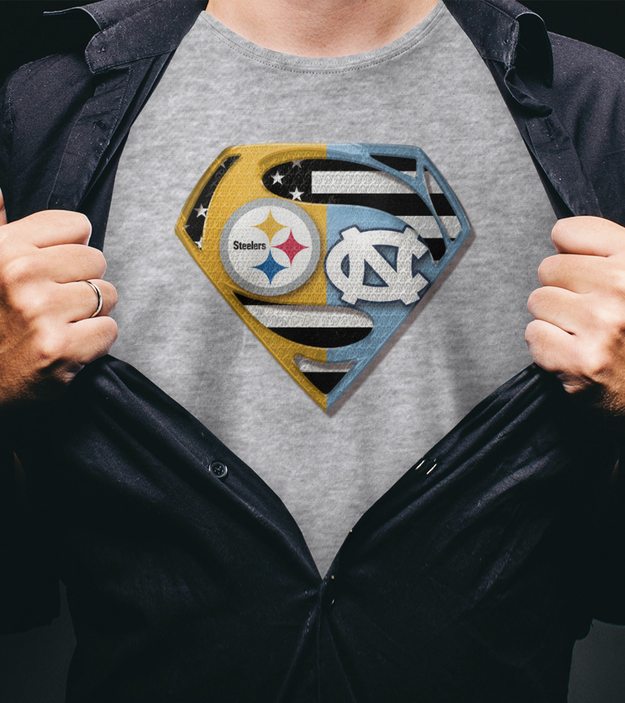 Steelers Nc Superman T-Shirt