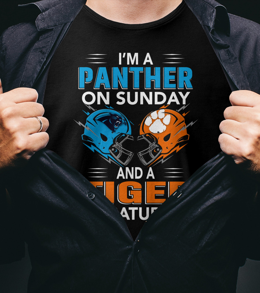I'm A Panther On Sunday And A Tiger On Saturday T-Shirt
