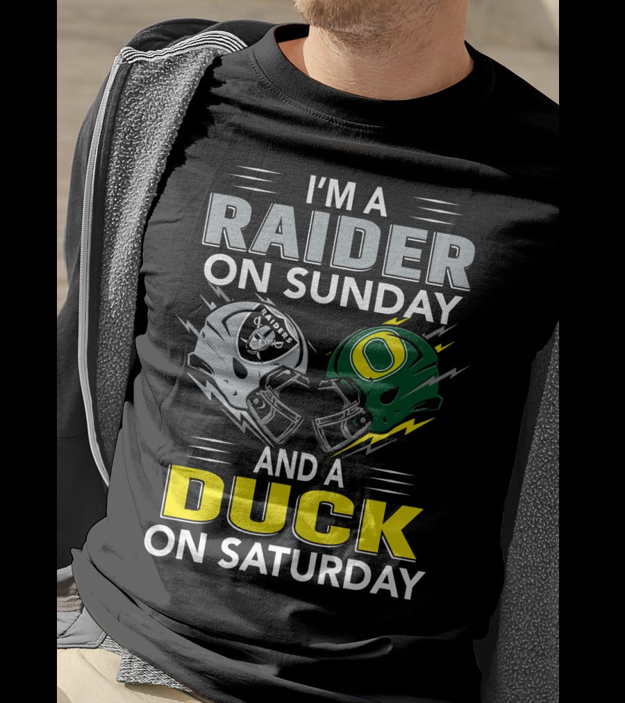 I'm A Raider On Sunday And A Duck On Saturday T-Shirt