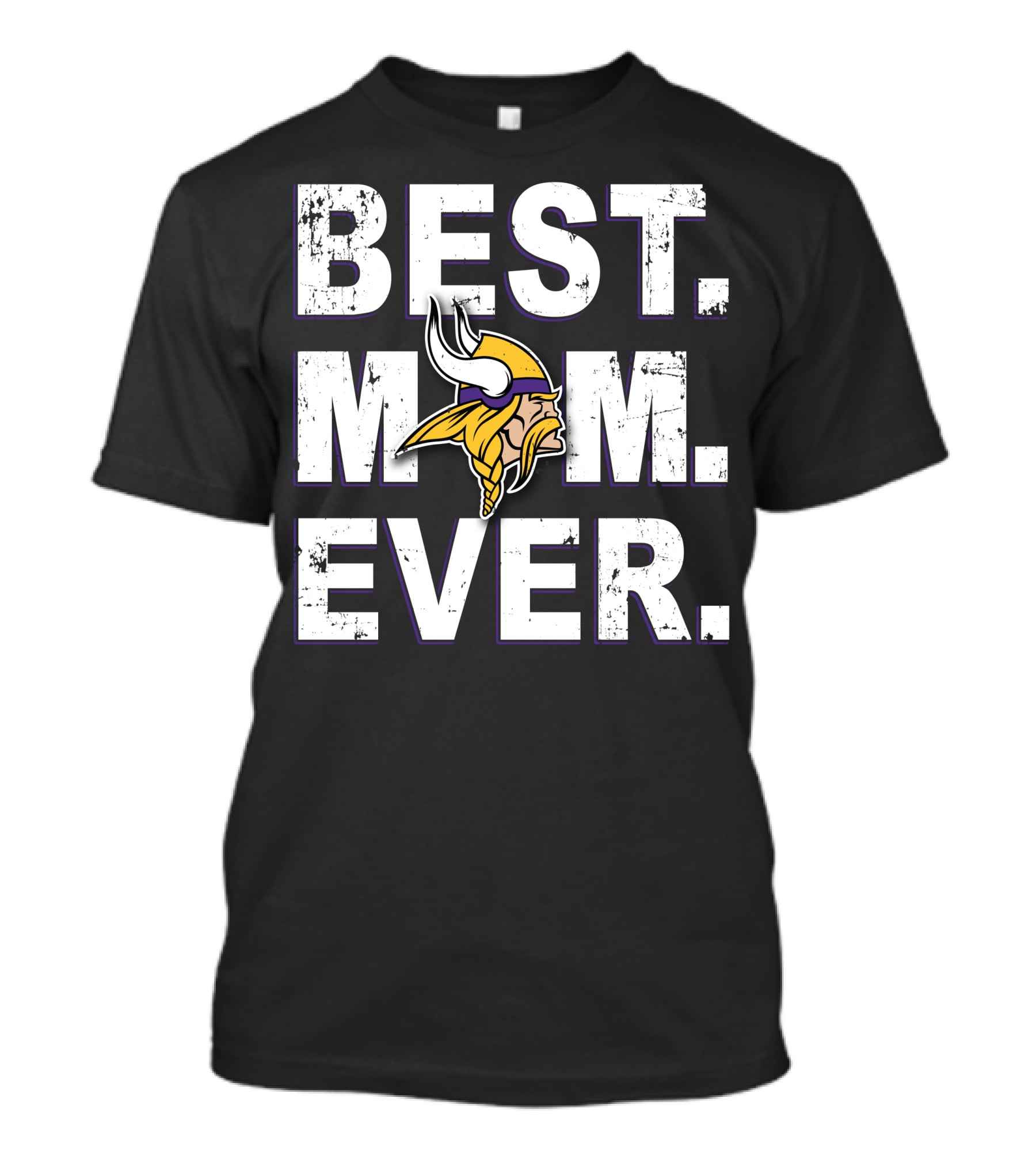 Best Mom Ever Vikings Football Fan T-Shirt