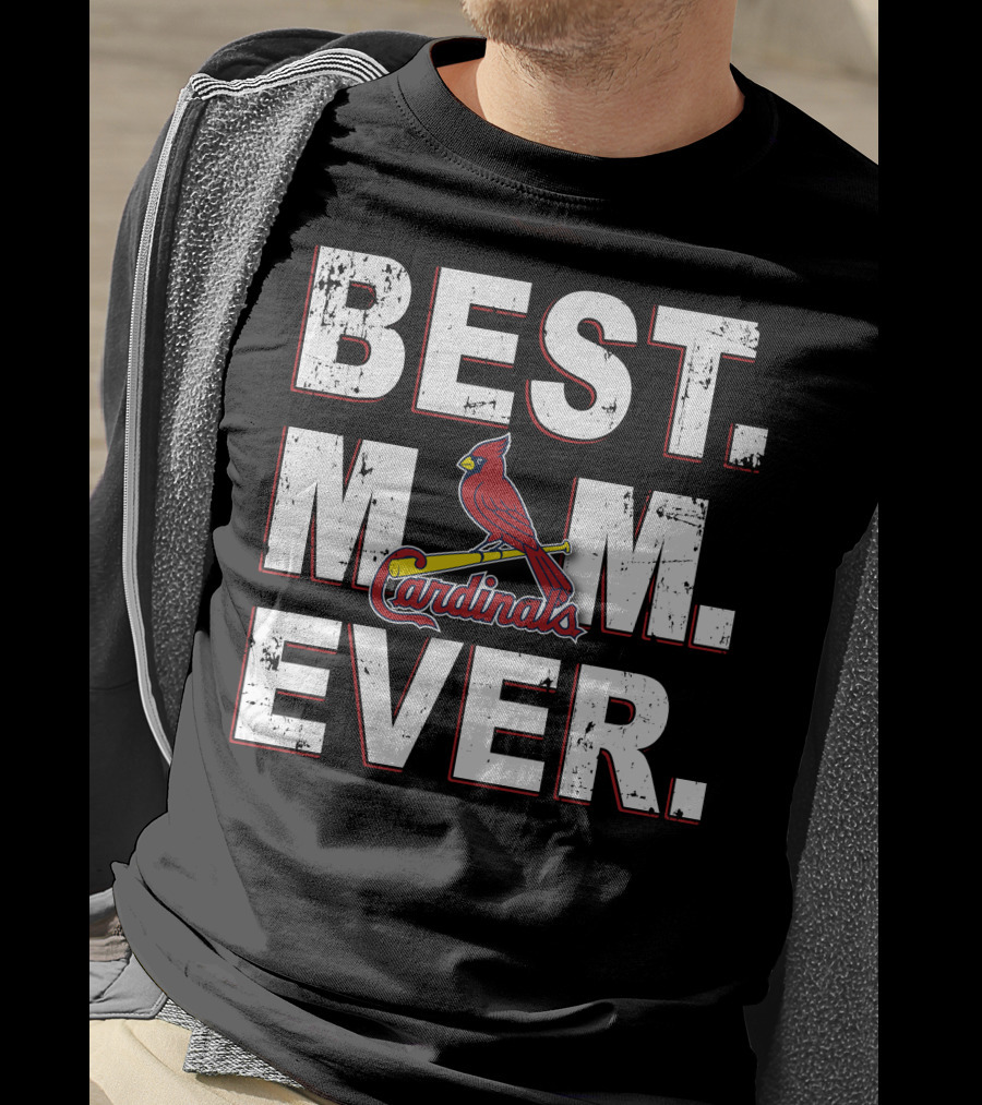 Best Mom Ever Stl Cardinals T-Shirt