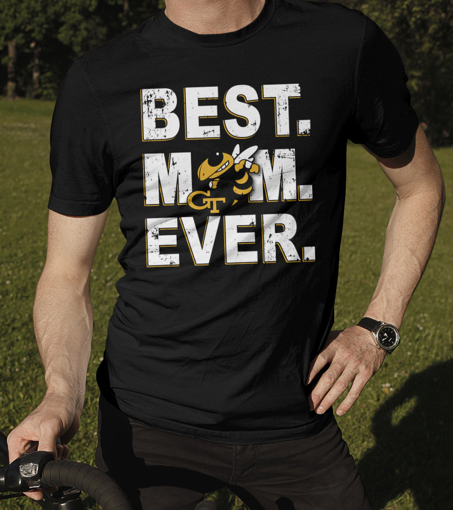 Best Mom Ever Georgia Tech Yellow Jackets Gt T-Shirt