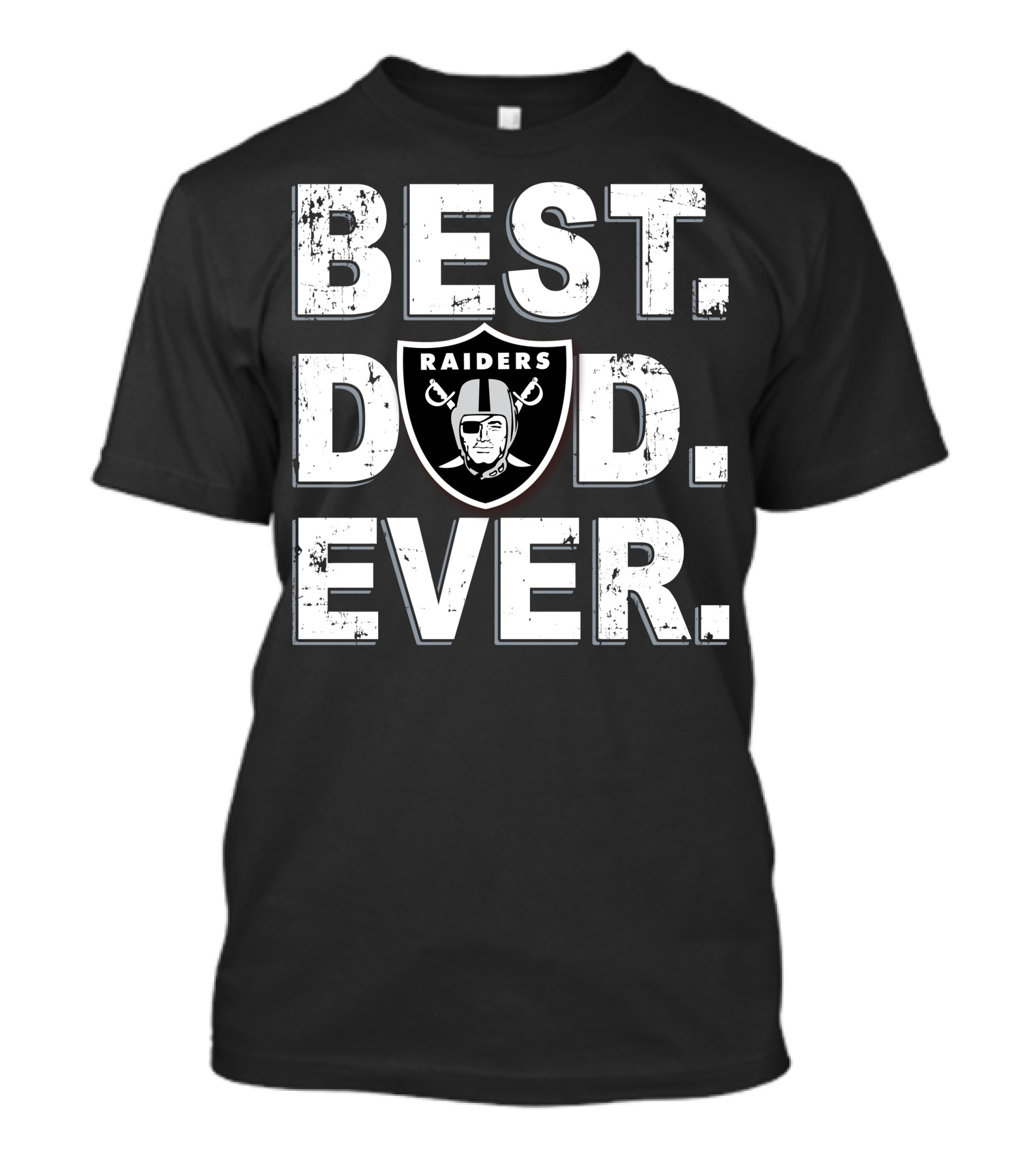 Best Dad Ever Raiders Nfl Football Fan Gift T-Shirt