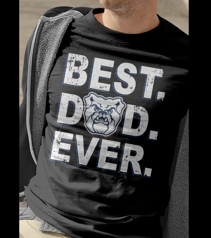 Best Dad Ever Bulldog T-Shirt