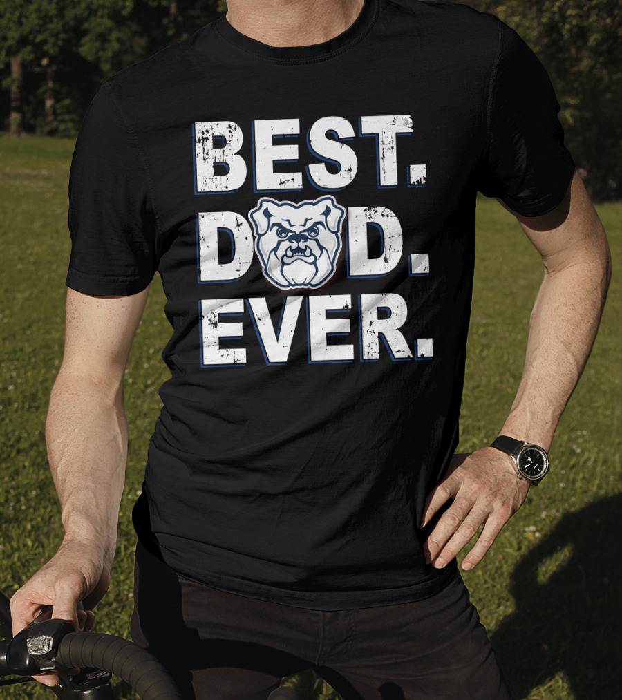 Best Dad Ever Bulldog T-Shirt