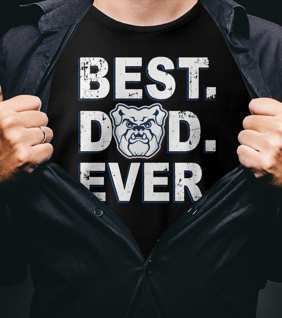 Best Dad Ever Bulldog T-Shirt