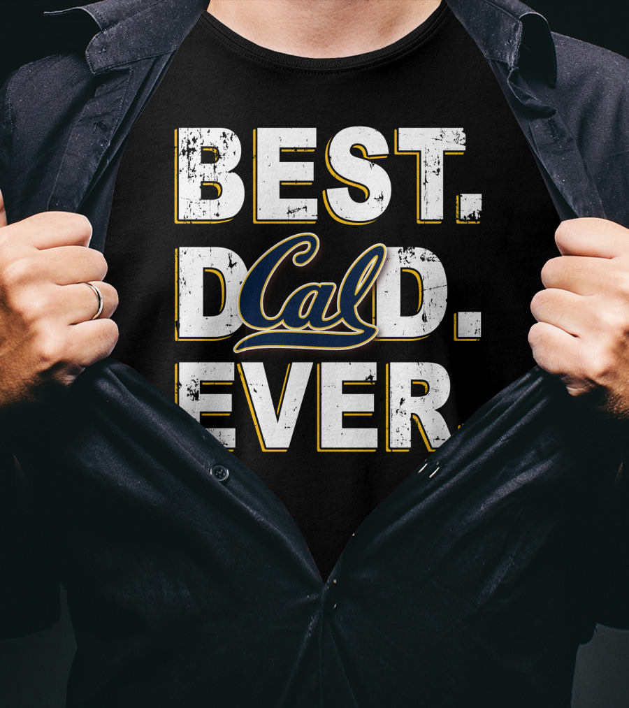 California Golden Bears Best Dad Ever T-Shirt