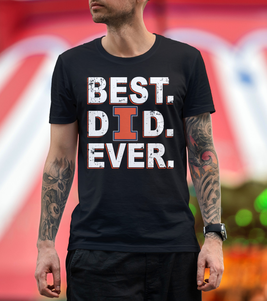 Best Dad Ever Illinois T-Shirt
