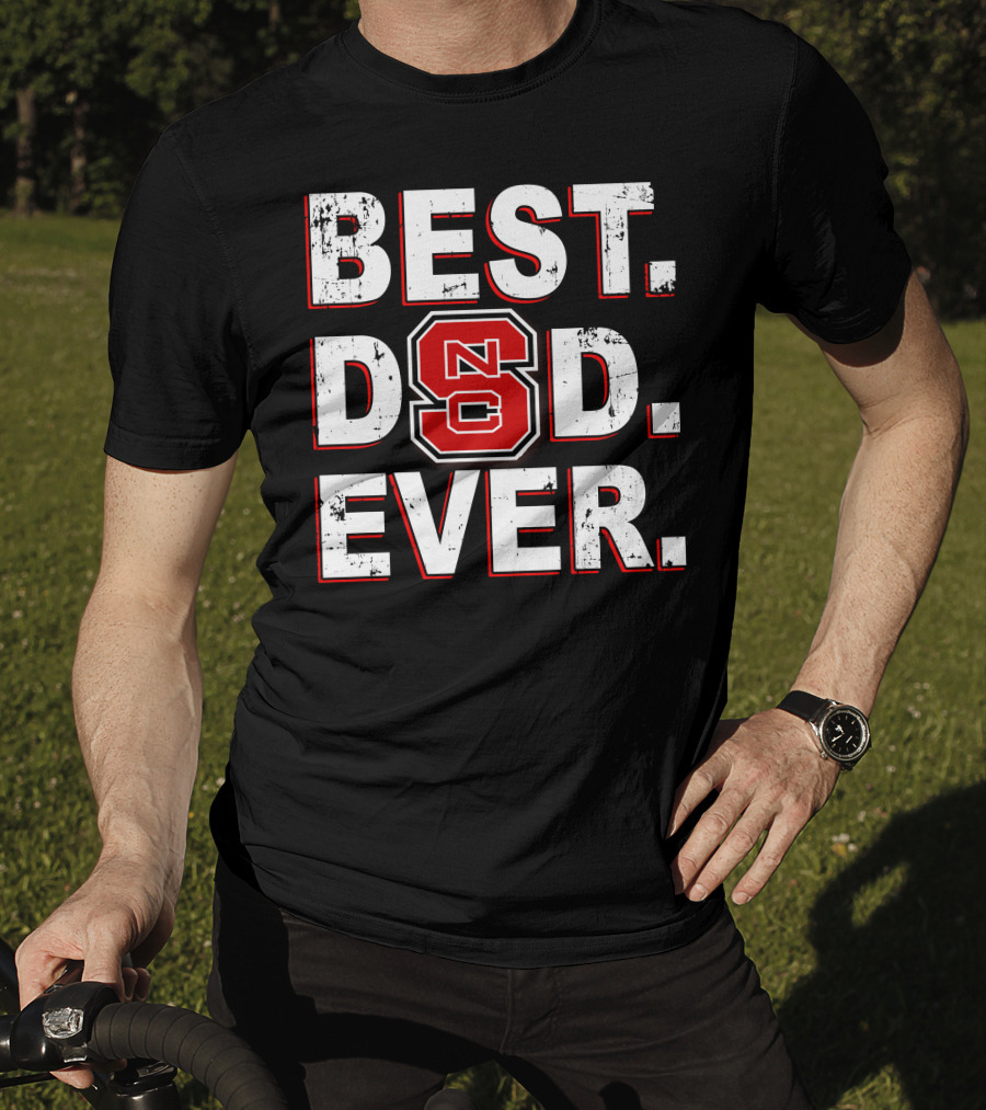 Best Dad Ever Nc State Fan T-Shirt