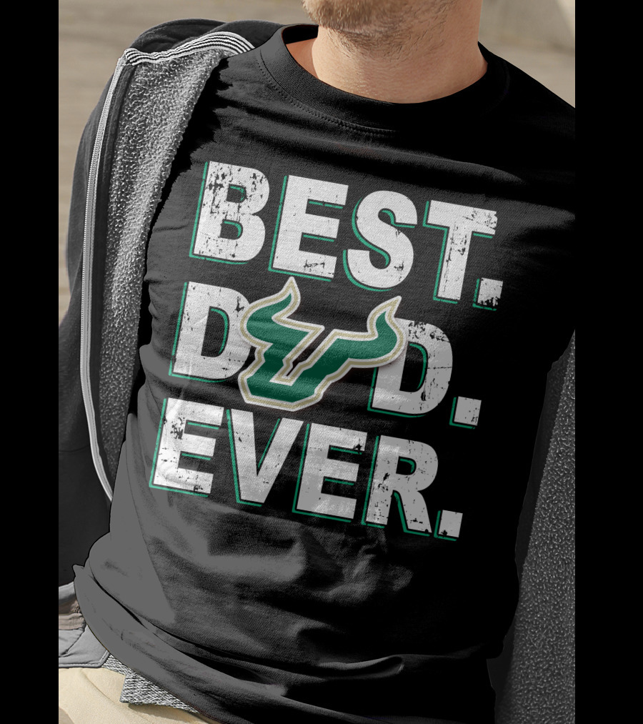 Best Dad Ever Usf Bulls T-Shirt
