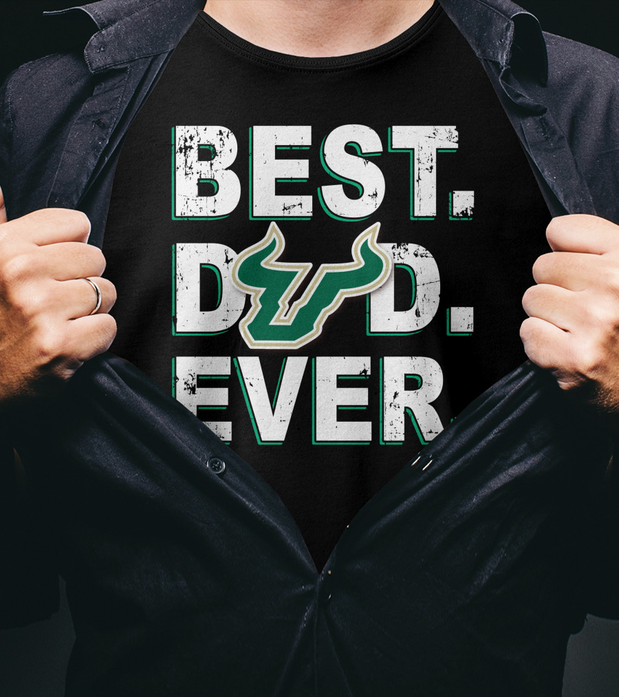 Best Dad Ever Usf Bulls T-Shirt