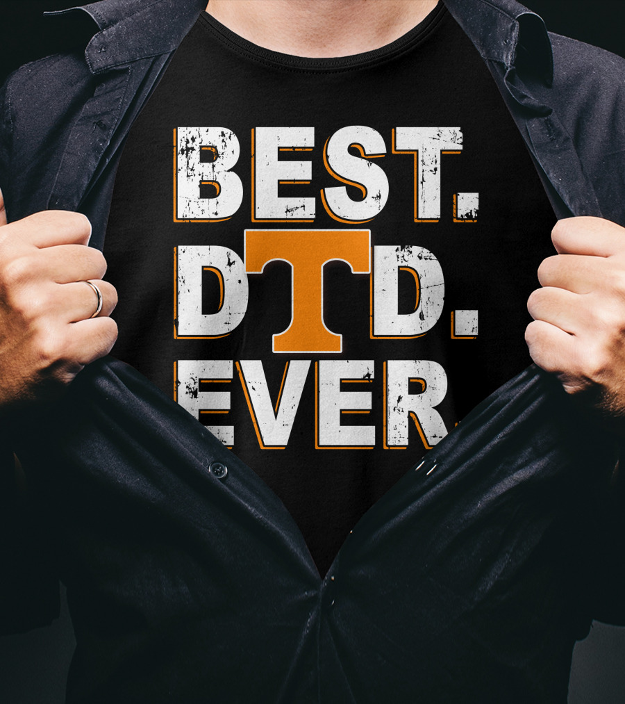 Best Dad Ever 073 Tennessee Volunteers T-Shirt