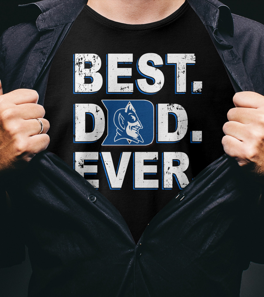 Best Dad Ever Blue Devil Duke T-Shirt