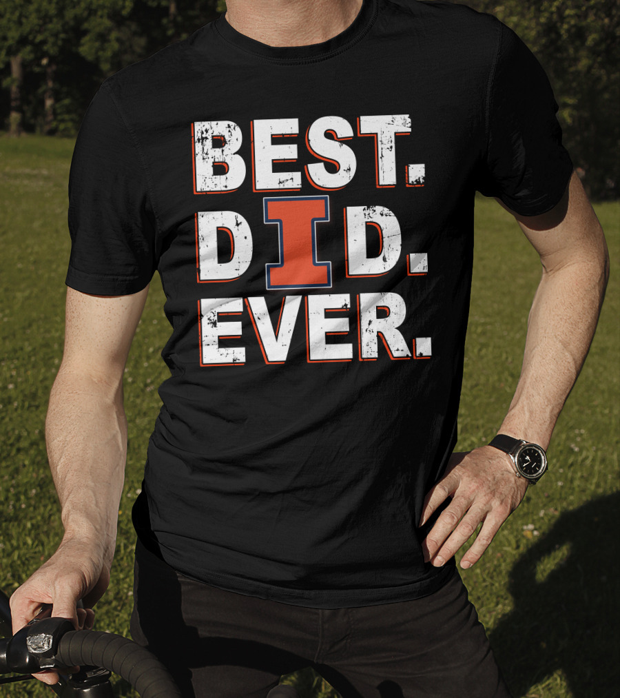 Best Dad Ever Illinois Dad T-Shirt